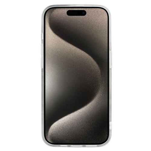 Удароустойчив калъф Moonlite MagSF за iPhone 15 Pro Max, Розов - прозрачен