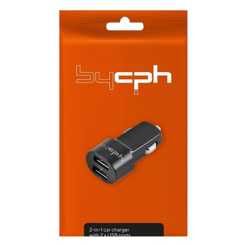Зарядно за кола 12V Leki bycph Car Charger, Черен