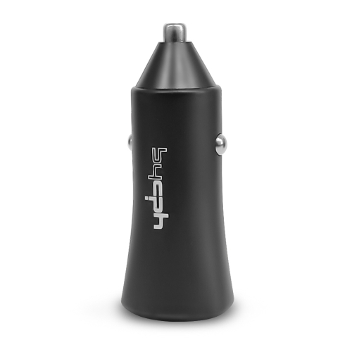 Зарядно за кола 12V Leki bycph Pro Car Charger, PD, 1xUSB-A и 1xUSB-C, Черен