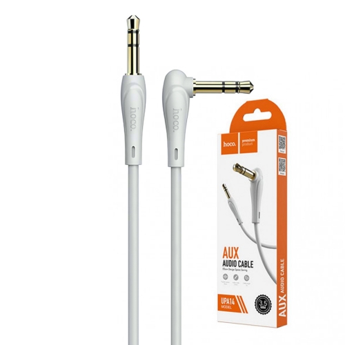 Аудио кабел HOCO AUX UPA14, 3.5mm, 1м, Сив