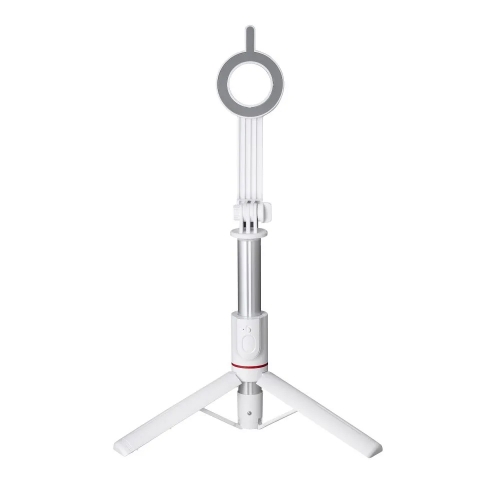 Селфи Стик Forcell F-Grip MagSelfie S100M, wireless control, Бял