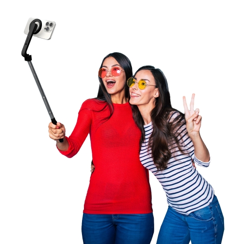 Селфи Стик Forcell F-Grip MagSelfie S100M, wireless control, Черен