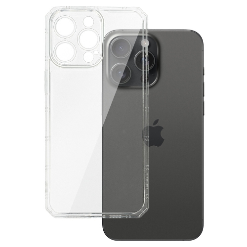 Силиконов калъф Armor Antishock за iPhone 15 Pro, Прозрачен