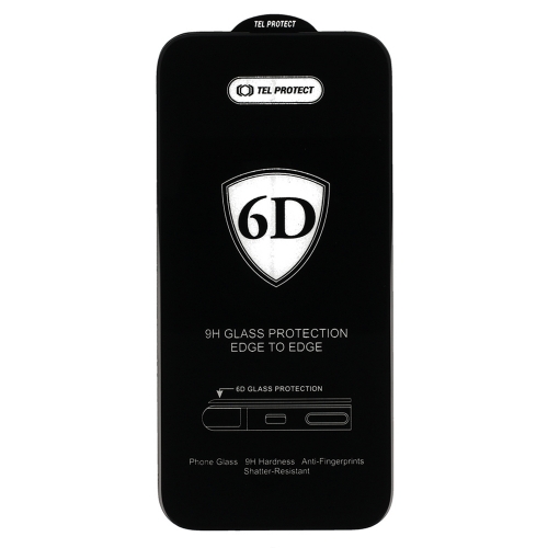 Стъклен протектор 6D Pro Full Glue за Samsung Galaxy S24 Ultra, Черен