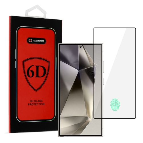 Стъклен протектор 6D Pro Full Glue за Samsung Galaxy S24 Ultra, Черен