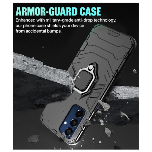 Удароустойчив Калъф Kickstand Ring за Samsung Galaxy A25 5G, Черен