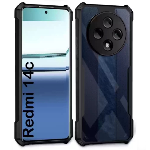 Удароустойчив калъф Anti-Drop за Xiaomi Redmi 14C, Черен