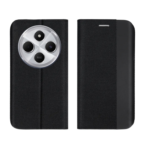 Калъф Тефтер SENSITIVE за Xiaomi Redmi 14C, Черен