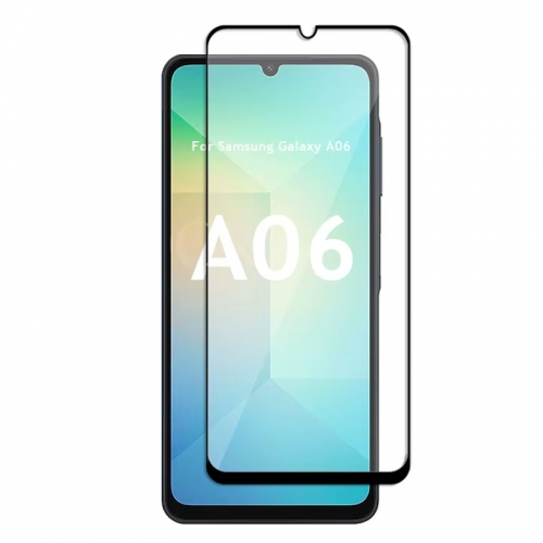Стъклен Протектор OG Full Glue 5D за Samsung Galaxy A06, Черен