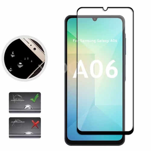 Стъклен Протектор OG Full Glue 5D за Samsung Galaxy A06, Черен