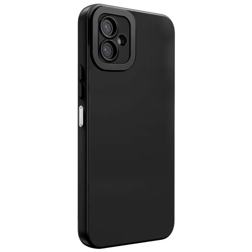 Силиконов калъф Matt Frame за Samsung Galaxy A06, Черен