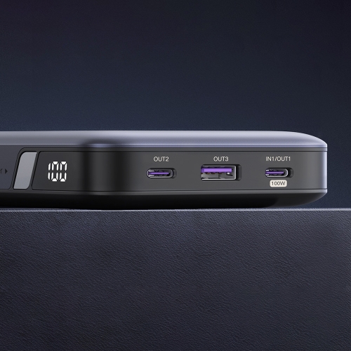 Външна батерия UGREEN PB720, 20 000mAh, Fast Charge, 100W, Черен