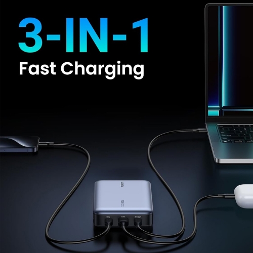 Външна батерия UGREEN PB720, 20 000mAh, Fast Charge, 100W, Черен