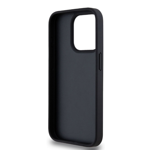 Калъф DKNY за iPhone 15 Pro, PU Leather Checkered Pattern and Stripe Case, DKHCP15LPCPTSSK