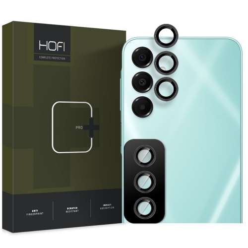 Стъклен Протектор HOFI Camring Pro Plus за камерата на Samsung Galaxy S24 FE, Черен
