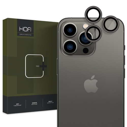 Стъклен Протектор HOFI Camring Pro Plus за камерата на iPhone 15 Pro / 15 Pro Max, Черен
