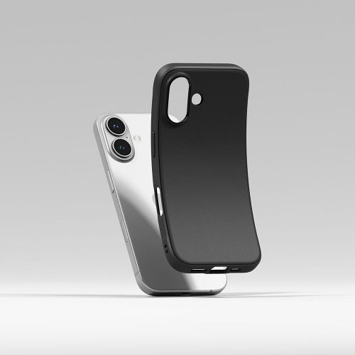 Силиконов калъф Ringke Onyx Magnetic MagSF за iPhone 16, Черен