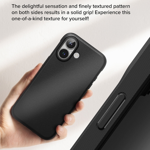 Силиконов калъф Ringke Onyx Magnetic MagSF за iPhone 16, Черен