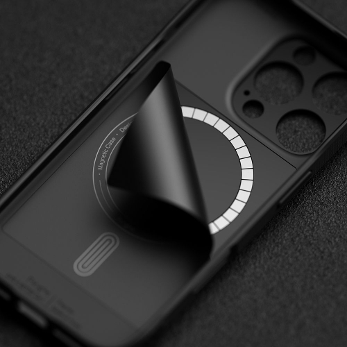 Силиконов калъф Ringke Onyx Magnetic MagSF за iPhone 16 Pro Max, Черен