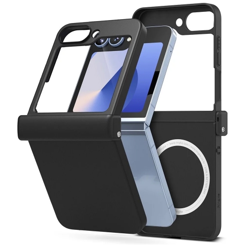 Удароустойчив калъф Ringe Slim Hinge Magnetic MagSF за Samsung Galaxy Z Flip 6, Черен