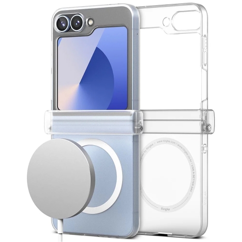 Удароустойчив калъф Ringe Slim Hinge Magnetic MagSF за Samsung Galaxy Z Flip 6, Прозрачен