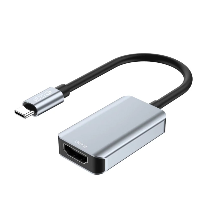 Адаптер Tech-Protect Type-C към HDMI 2.1, 4K, 60HZ, Черен