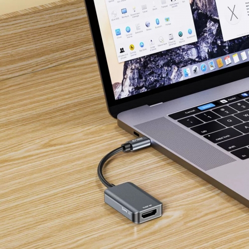 Адаптер Tech-Protect Type-C към HDMI 2.1, 4K, 60HZ, Черен