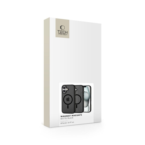 Удароустойчив калъф TECH-PROTECT Magmat MagSafe за iPhone 16 Plus, Черен