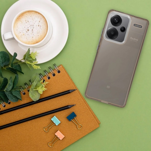Силиконов калъф PEARL за Xiaomi Redmi Note 13 Pro Plus 5G, Черен