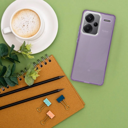 Силиконов калъф PEARL за Xiaomi Redmi Note 13 Pro Plus 5G, Лилав