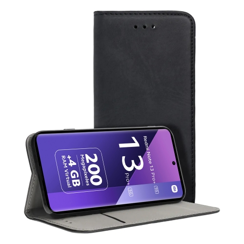 Калъф Тефтер Magnetic за Xiaomi Redmi Note 13 Pro Plus 5G, Черен