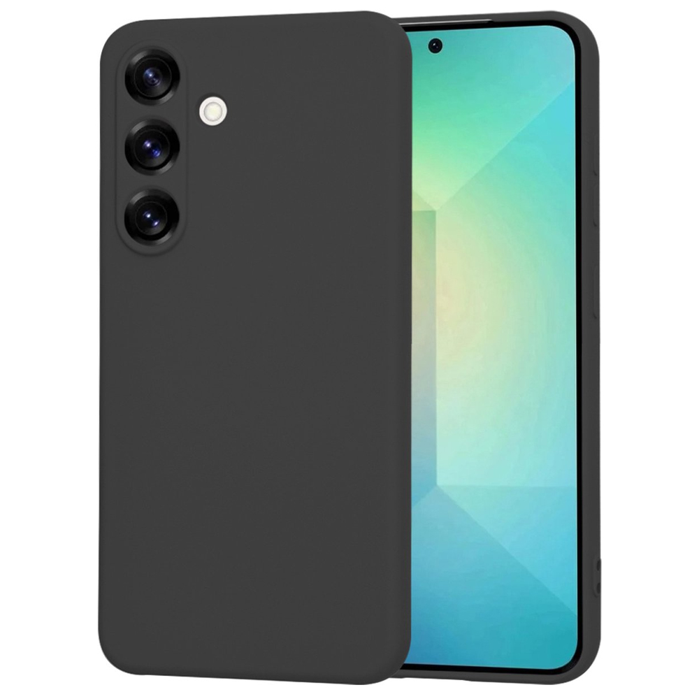 Силиконов калъф Techsuit SoftFlex за Samsung Galaxy S25, Черен