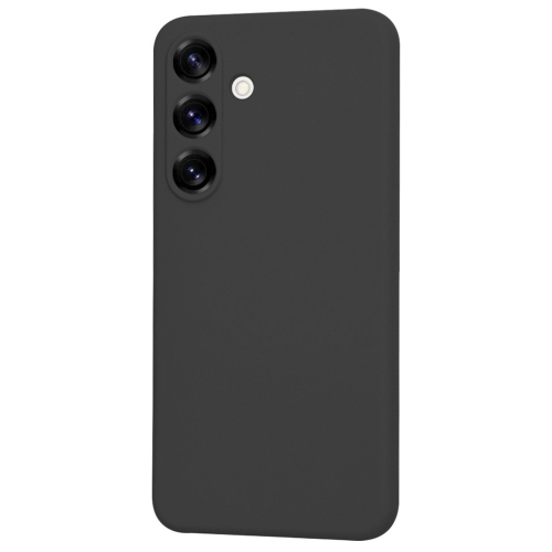 Силиконов калъф Techsuit SoftFlex за Samsung Galaxy S25, Черен