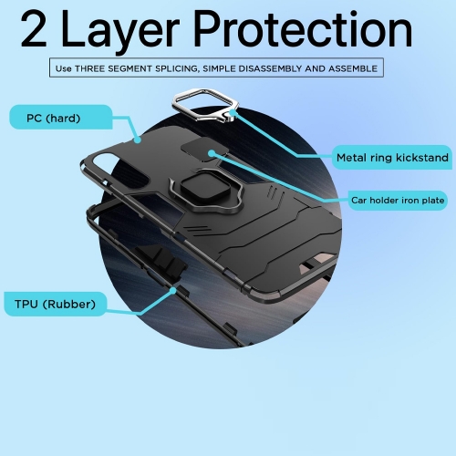 Удароустойчив калъф Techsuit CamShield за Samsung Galaxy S25, Черен