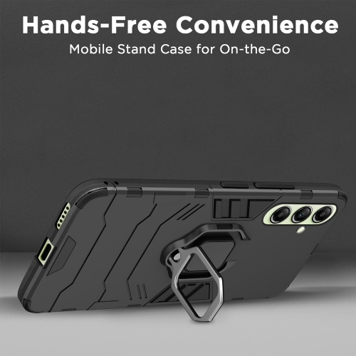 Удароустойчив калъф Techsuit CamShield за Samsung Galaxy S25, Черен