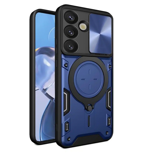 Удароустойчив калъф Techsuit Camguard pro за Samsung Galaxy S25, Син