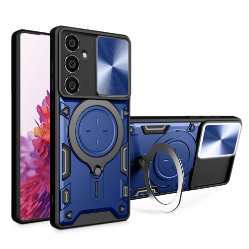 Удароустойчив калъф Techsuit Camguard pro за Samsung Galaxy S25, Син