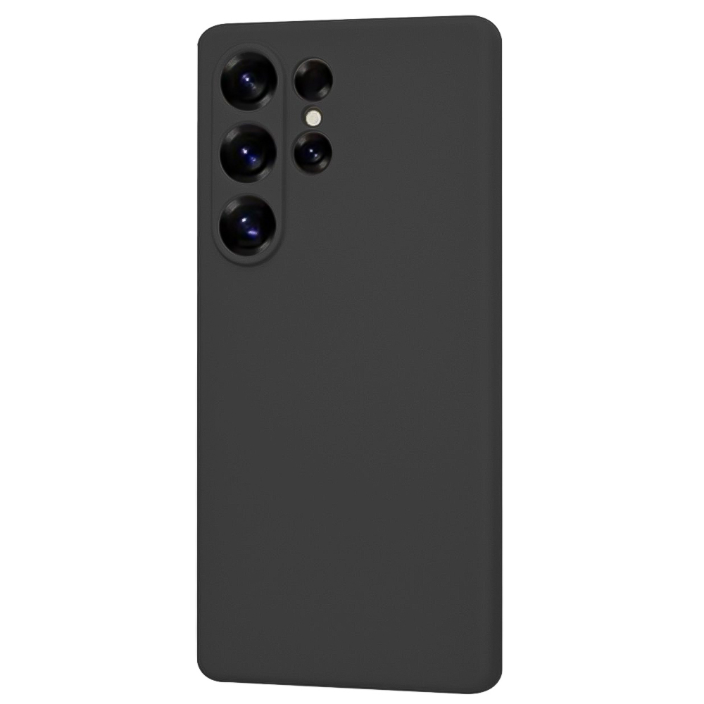 Силиконов калъф Techsuit SoftFlex за Samsung Galaxy S25 Ultra, Черен