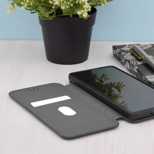 Калъф Тефтер Techsuit Safe Wallet Plus за Xiaomi 14T Pro, Черен