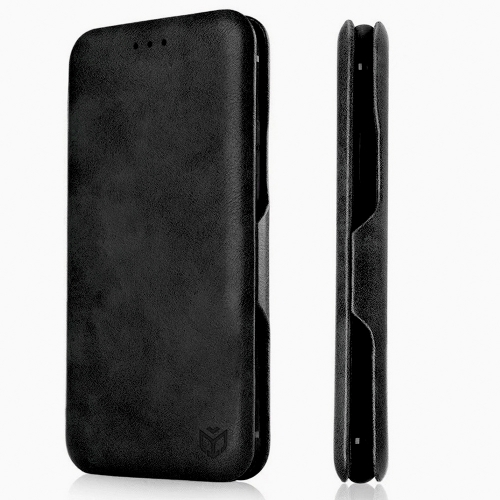 Калъф Тефтер Techsuit Safe Wallet Plus за Xiaomi 14 Pro, Черен
