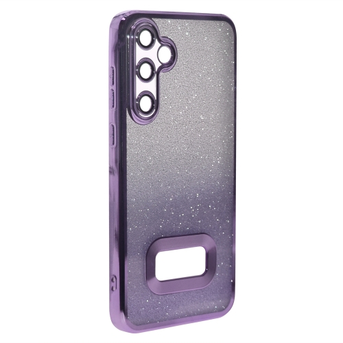 Силиконов калъф Shining Frame за Samsung A55 5G, Лилав