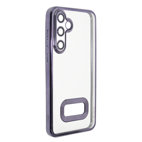 Силиконов калъф Shining Frame за Samsung A55 5G, Лилав