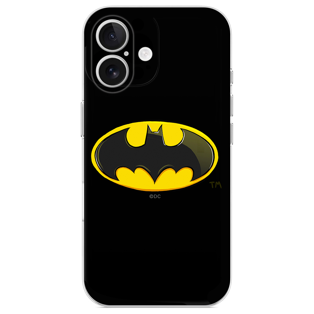 Калъф Batman за iPhone 16, Лого Батман