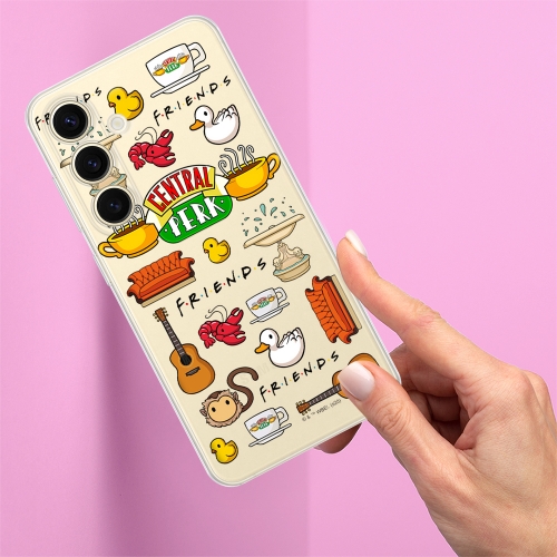 Калъф Friends за Samsung Galaxy S25, Прозрачен