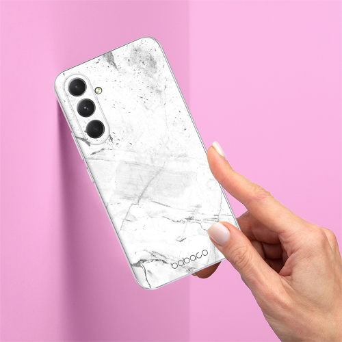 Калъф Abstract за Samsung Galaxy A55 5G, Бял мрамор