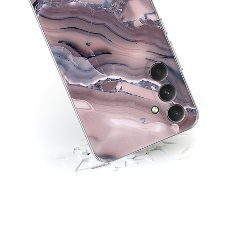 Калъф Abstract за Samsung Galaxy A55 5G, Розов мрамор