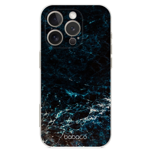Калъф Abstract за iPhone 16 Pro, Тъмно море