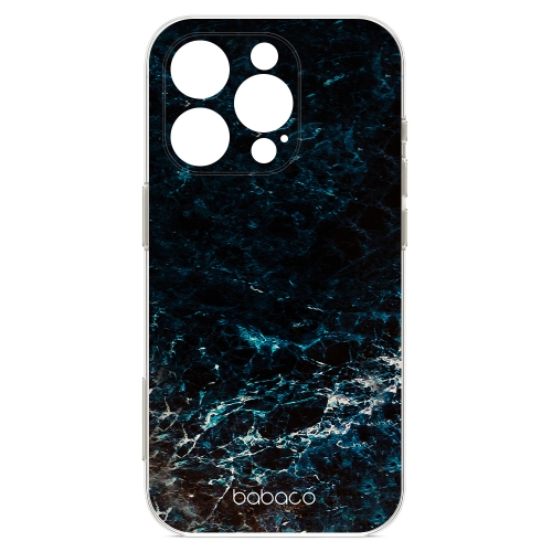 Калъф Abstract за iPhone 16 Pro Max, Тъмно море