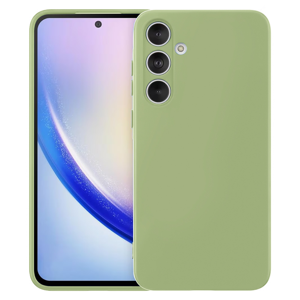 Силиконов калъф Techsuit SoftFlex за Samsung Galaxy A55 5G, Светло зелен