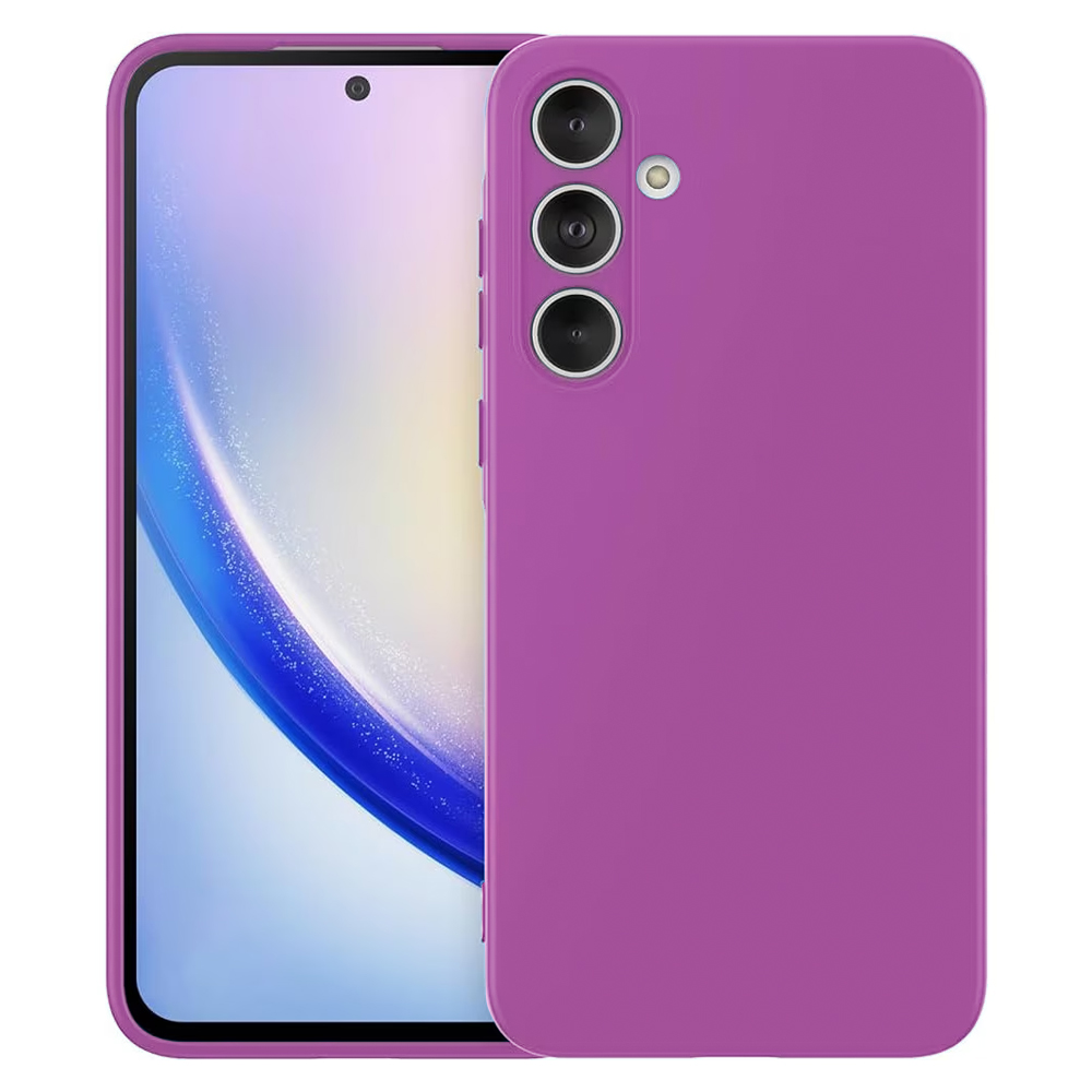Силиконов калъф Techsuit SoftFlex за Samsung Galaxy A55 5G, Лилав